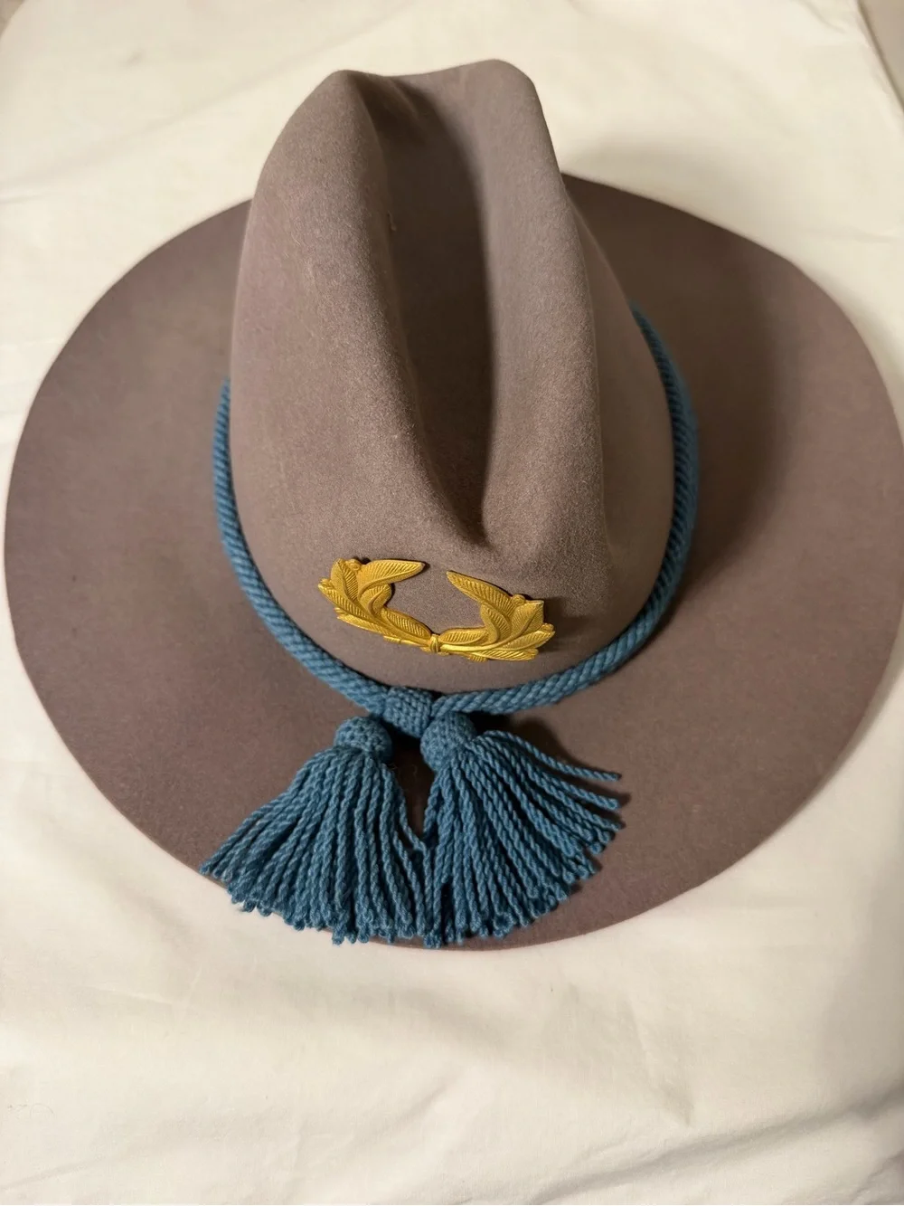 Vintage Felt Calvary Slouch Hat Size 7 1/8 MED - United Hatters Union Made